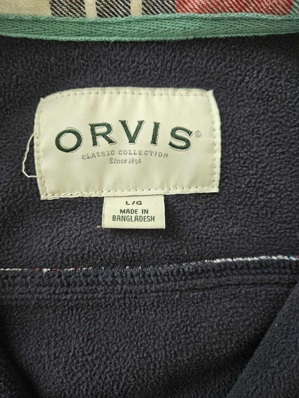 Orvis Plaid Fleece Shacket